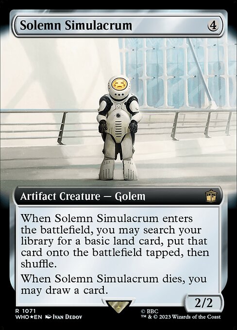 Solemn Simulacrum — Doctor Who #1071, art by Ivan Dedov