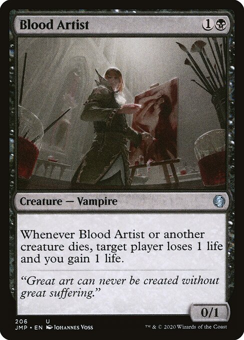 Blood Artist — Jumpstart #206, art by Johannes Voss