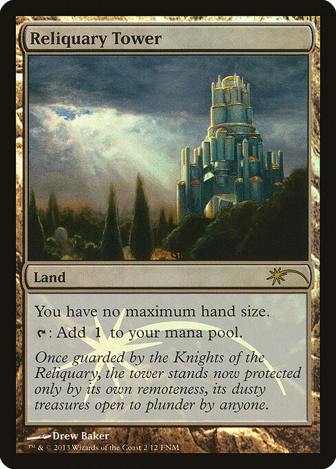 Reliquary Tower — Friday Night Magic 2013 #2, art by Drew Baker