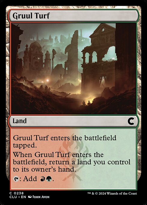 Gruul Turf — Ravnica: Clue Edition #238, art by John Avon