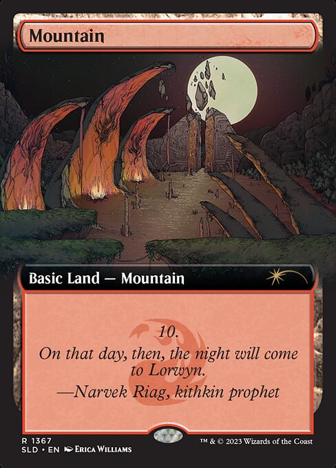 Mountain — Secret Lair Drop #1367, art by Erica Williams