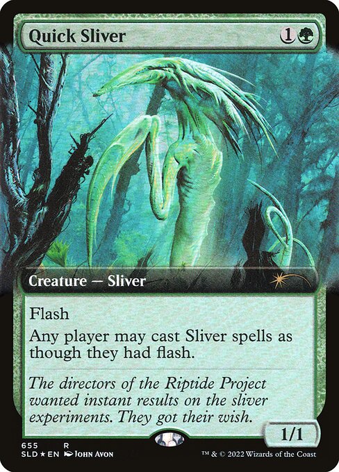 Quick Sliver — Secret Lair Drop #655, art by John Avon