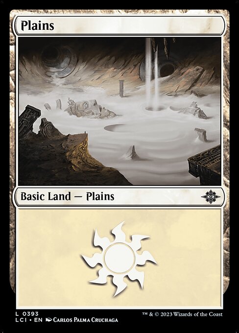 Plains — The Lost Caverns of Ixalan #393, art by Carlos Palma Cruchaga
