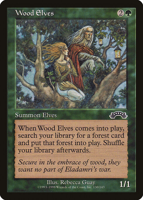 Wood Elves — Exodus #130, art by Rebecca Guay