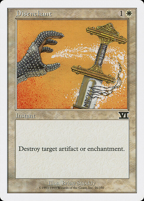 Disenchant — Classic Sixth Edition #16, art by Brian Snõddy