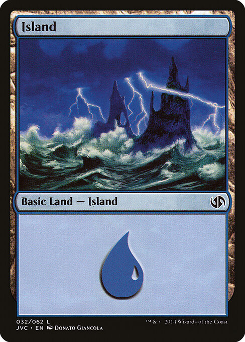 Island — Duel Decks Anthology: Jace vs. Chandra #32, art by Donato Giancola