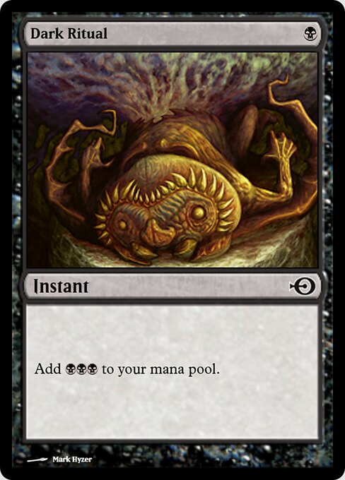 Dark Ritual — Magic Online Promos #36168, art by Mark Hyzer