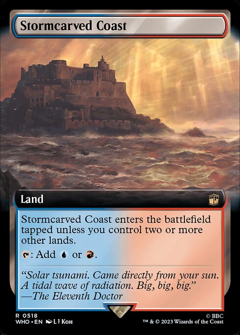 Stormcarved Coast — Doctor Who #518, art by L J Koh