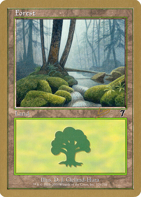 Forest — World Championship Decks 2002 #rl328, art by D. J. Cleland-Hura