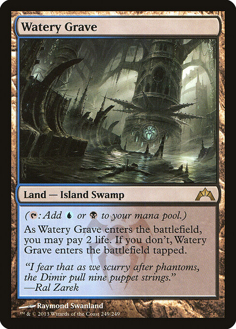Watery Grave — Gatecrash #249, art by Raymond Swanland