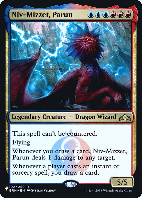 Niv-Mizzet, Parun — The List #GRN-192, art by Svetlin Velinov