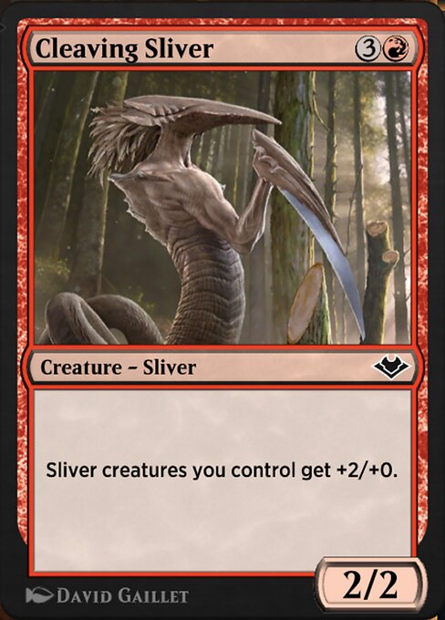 Cleaving Sliver — Jumpstart: Historic Horizons #430, art by David Gaillet