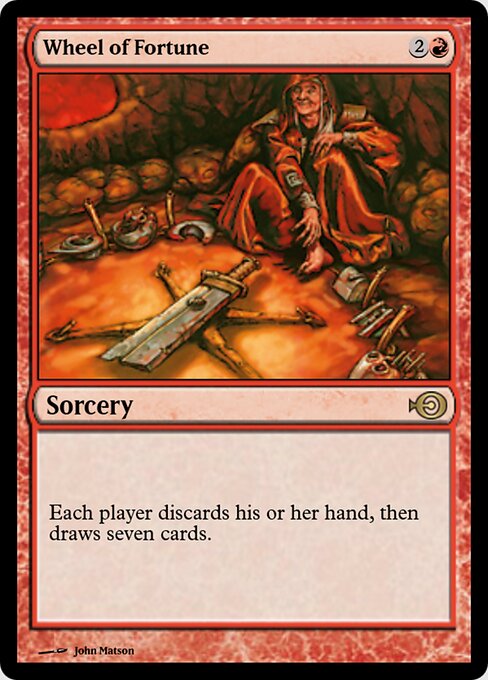 Wheel of Fortune — Magic Online Promos #36879, art by John Matson
