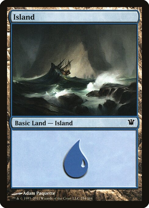 Island — Innistrad #254, art by Adam Paquette