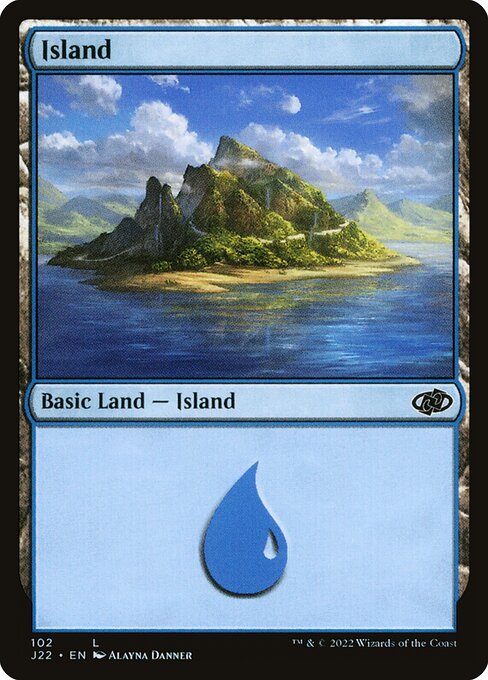 Island — Jumpstart 2022 #102, art by Alayna Danner