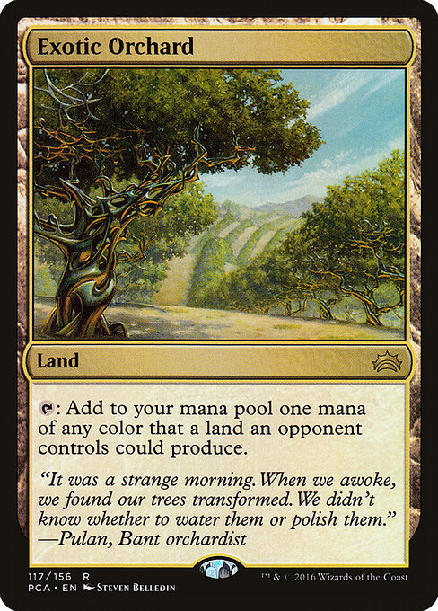 Exotic Orchard — Planechase Anthology #117, art by Steven Belledin