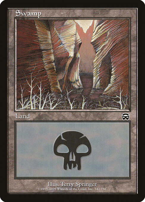 Swamp — Mercadian Masques #342, art by Terry Springer