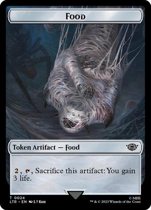 Food — Tales of Middle-earth Tokens #24, art by L J Koh