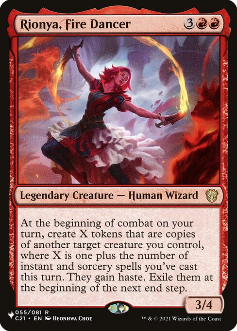 Rionya, Fire Dancer