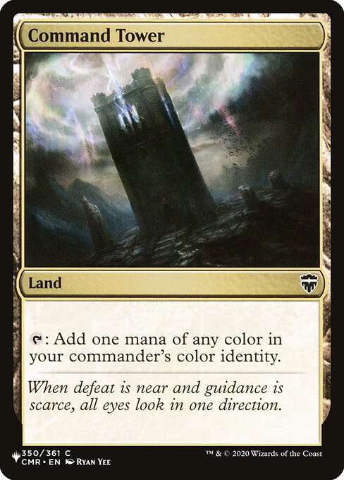 Command Tower — The List #CMR-350, art by Ryan Yee