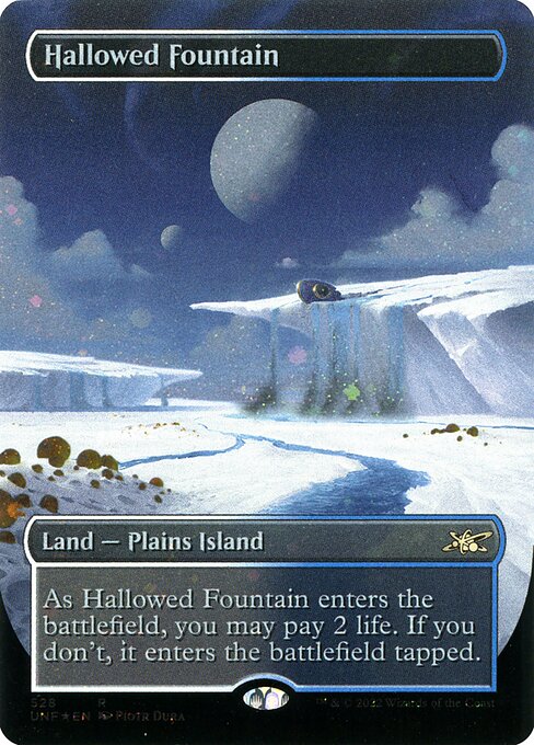 Hallowed Fountain — Unfinity #528, art by Piotr Dura