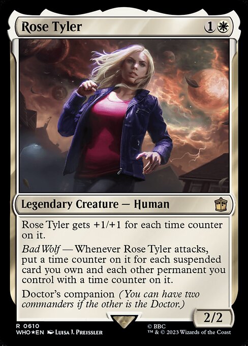 Rose Tyler — Doctor Who #610, art by Luisa J. Preissler