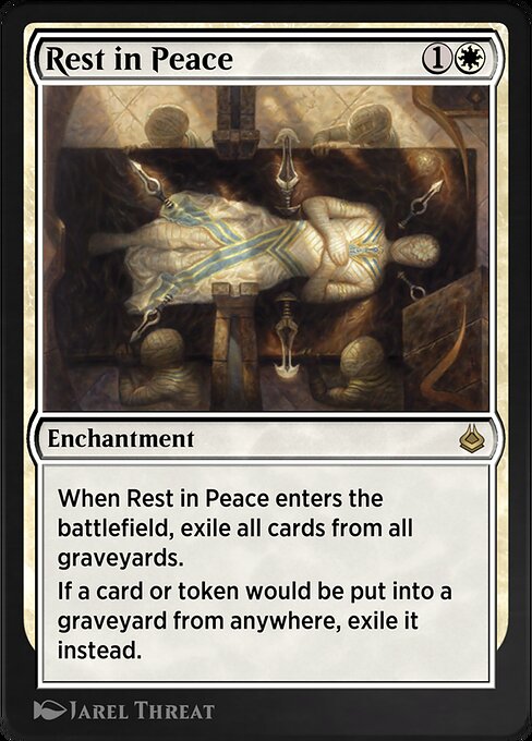 Rest in Peace — Amonkhet Remastered #33, art by Jarel Threat