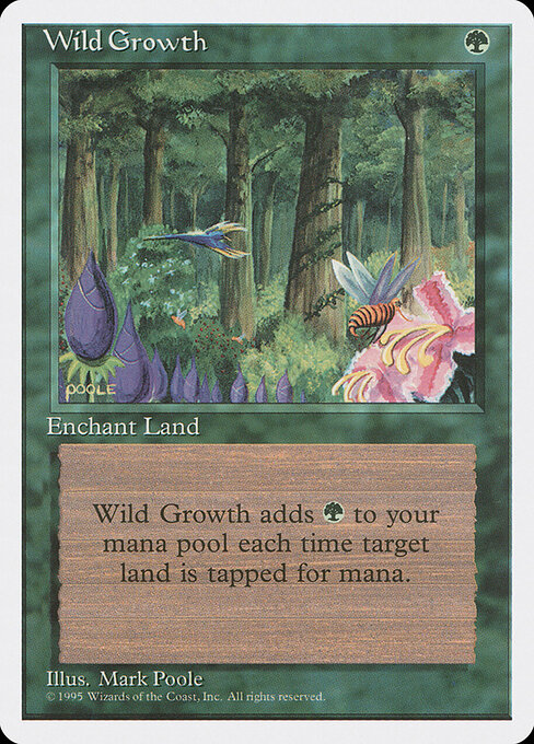 Wild Growth — Fourth Edition #289, art by Mark Poole