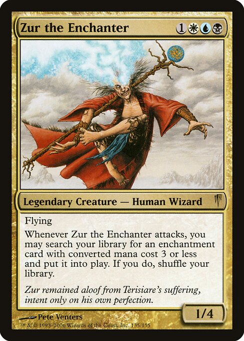 Zur the Enchanter — Coldsnap #135, art by Pete Venters