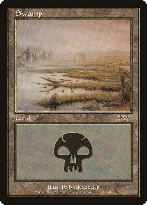 Swamp — Arena League 2003 #3, art by Rob Alexander