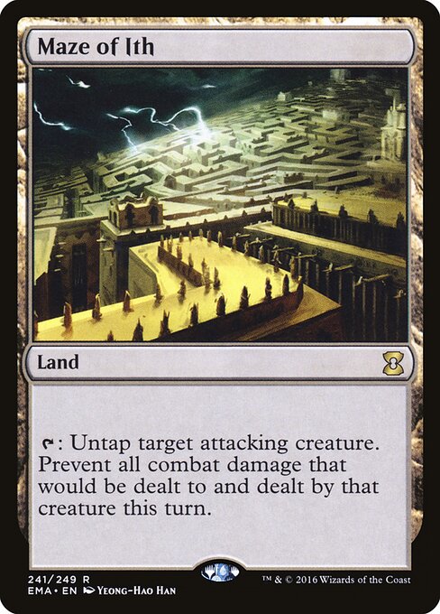 Maze of Ith — Eternal Masters #241, art by Yeong-Hao Han