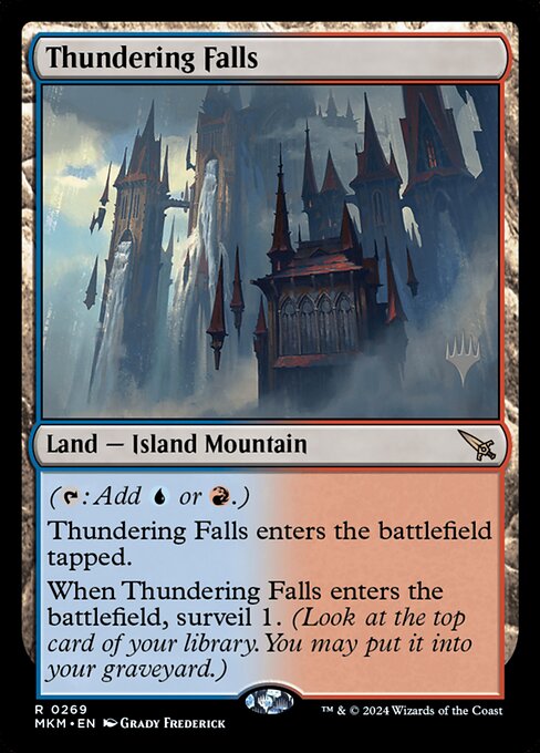 Thundering Falls — Murders at Karlov Manor Promos #269p, art by Grady Frederick