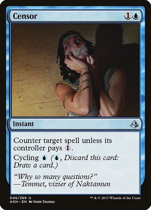 Censor — Amonkhet #46, art by John Stanko