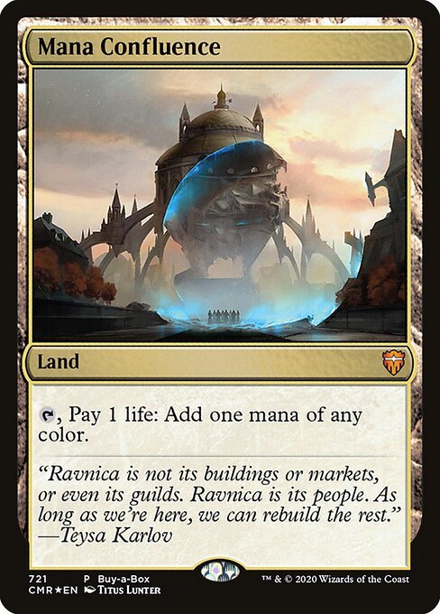 Mana Confluence — Commander Legends #721, art by Titus Lunter