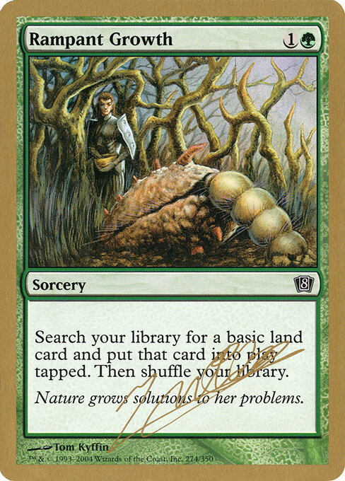 Rampant Growth — World Championship Decks 2004 #jn274, art by Tom Kyffin