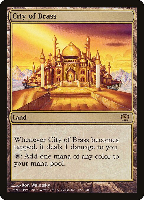 City of Brass — Eighth Edition #322★, art by Ron Walotsky