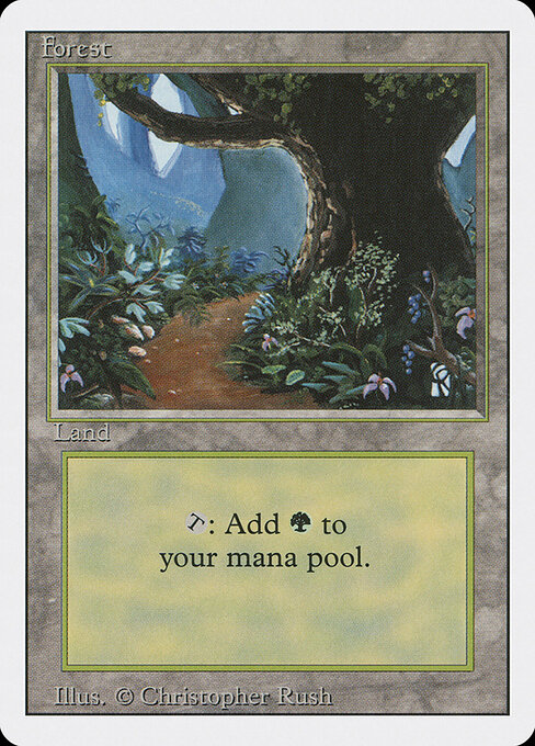 Forest — Revised Edition #305, art by Christopher Rush