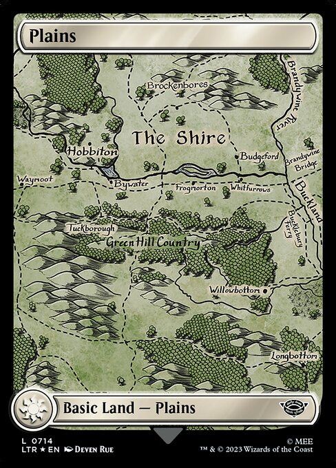 Plains — The Lord of the Rings: Tales of Middle-earth #714, art by Deven Rue