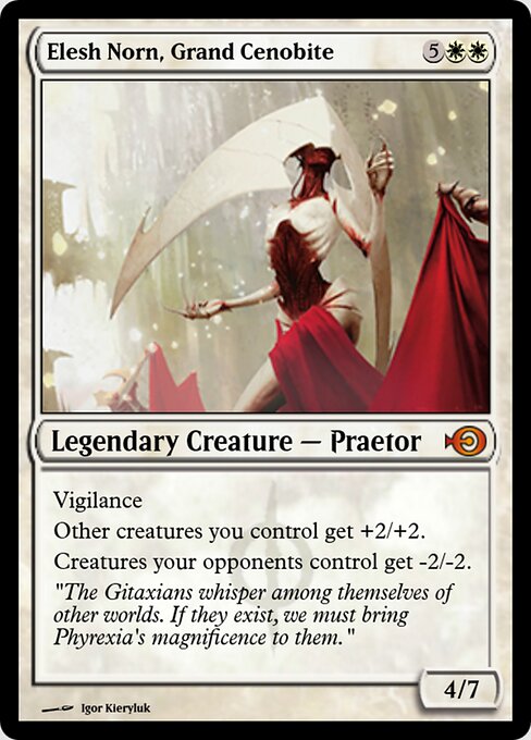 Elesh Norn, Grand Cenobite — Magic Online Promos #52306, art by Igor Kieryluk
