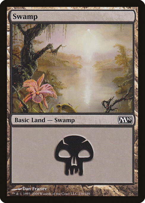 Swamp — Magic 2010 #238, art by Dan Frazier
