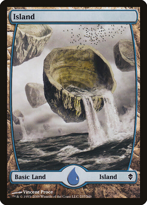 Island — Zendikar #237, art by Vincent Proce