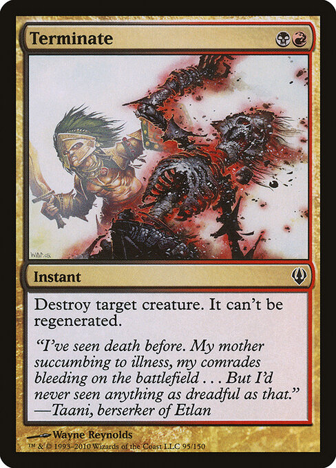 Terminate — Archenemy #95, art by Wayne Reynolds