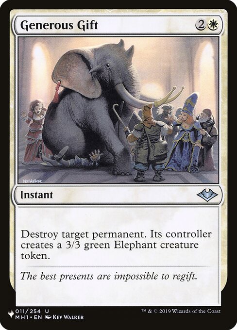Generous Gift — The List #MH1-11, art by Kev Walker