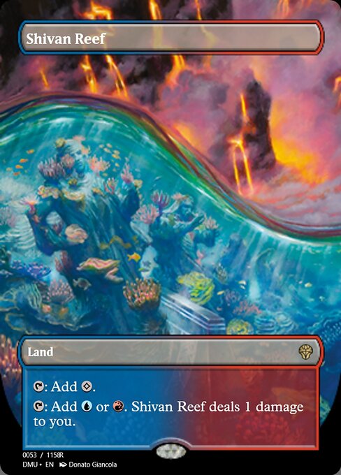 Shivan Reef — Magic Online Promos #103484, art by Donato Giancola