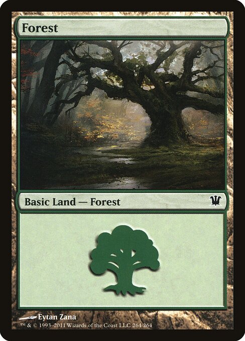 Forest — Innistrad #264, art by Eytan Zana