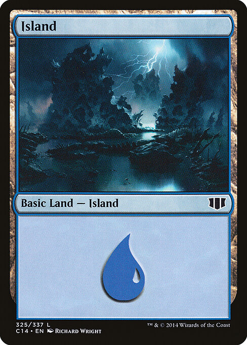 Island — Commander 2014 #325, art by Richard Wright