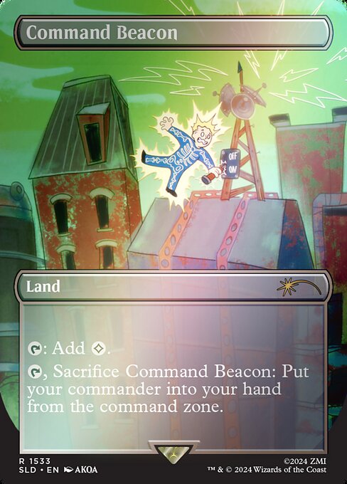 Command Beacon — Secret Lair Drop #1533★, art by AKQA