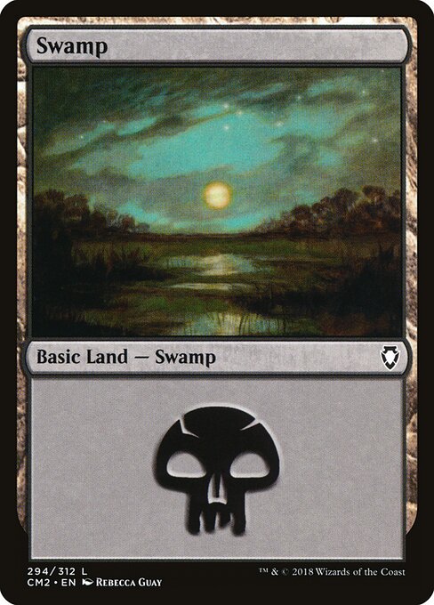 Swamp — Commander Anthology Volume II #294, art by Rebecca Guay