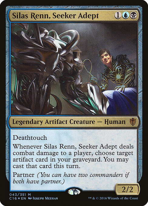 Silas Renn, Seeker Adept — Commander 2016 #43, art by Joseph Meehan