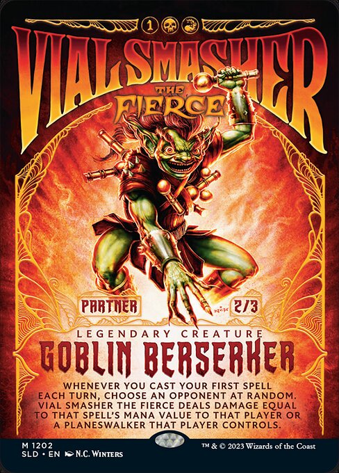 Vial Smasher the Fierce — Secret Lair Drop #1202, art by N.C. Winters